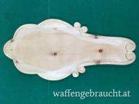 Hirschgeweihschild Handgeschnitzt