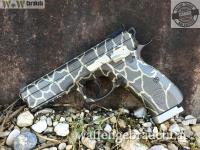 CZ 75 SP 01 CERAKOTE  H-153 Shimmergold  und H-112 Cobalt Klarlack MC-161