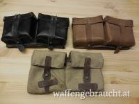 Magazintaschen für deutschen G43 / K43 original WK2! Schwarz oder braun