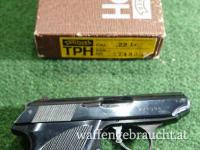 FABRIKNEUE Walther TPH Pistole - Kal. .22 lr - in originaler Schachtel  - klein und führig