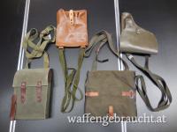 Diverse Taschen für Leuchtpistole und Reinigungsset