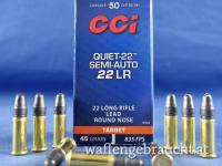 CCI 22 LR 2,6g/45grs LRN SEMI AUTO QUIET 22 