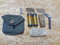 Schweizer Armee: Putzzeug original für G11, K11, K31, SIG 210, Pi49 vollständig, top Zustand
