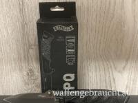 Sonderaktion! Walther Messer PPQ Knife Outdoormesser mit Holster Schwarz, 223mm