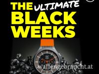 BLACK Weeks mit GLOCK CHRONOGRAPH "GLOBAL" FARBE "ORANGE"