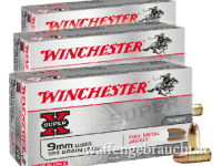 Winchester 9mm Para 124gr FMJ 500Stk.