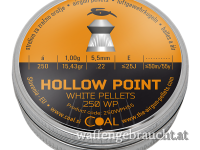 Coal Hollow Point White Pellets Hohlspitz Diabolos geriffelter Schaft Kal. 5,5 mm/.22 250Stk.