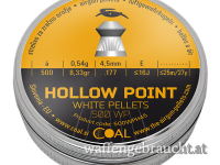 Coal Hollow Point White Pellets Hohlspitz Diabolos geriffelter Schaft Kal. 4,5 mm 500 Stk.