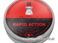 Coal Rapid Action Flachkopf Diabolos geriffelter Schaft Kal. 4,5 mm 500 Stk für Trommelmagazine