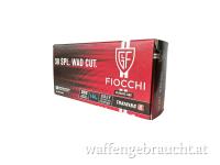 FIOCCHI .38 SPECIAL WAD CUTER 148gr 50Stk *LAGERND*