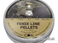 Coal Fenix Line FX450 Spitzkopf Diabolos geriffelter Schaft Kal. 4,5 mm 500 Stk.