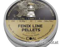 Coal Fenix Line FX550 Spitzkopf Diabolos geriffelter Schaft Kal. 5,5mm/.22 250 Stk.
