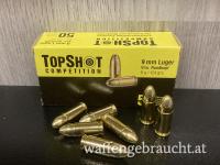 AUSVERKAUFT! 23+24.2.2024 !! TOPSHOT Comp. 9mm Luger FMJ 124grs. 1000Stk