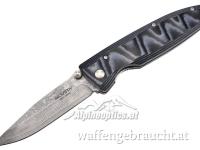 Mcusta MC-10D Classic Wave VG-10-Kern Damascus Blue Micarta Taschenmesser