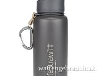 LifeStraw Go Stainless Steel Wasserflasche mit Filter grau doppelwandig