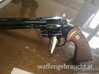VERKAUFT! Colt Python mit 6 Zoll Lauflänge, Baujahr 1978 im Kaliber .357 Magnum in Originalbox im hervorragenden Zustand