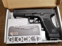 VERKAUFT! Glock 17 CO2 Pistole im Kaliber 4,5mm BB und Blowback Metallschlitten