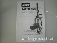 Verkauft !!! RCBS AUTO 4x4  Wiederlader Presse 4 Stationen 