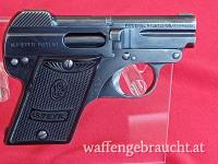 Steyr Pieper Kipplauf Pistole - Kal. 6,35 mm - Nr:86760, HJ: 1921 - guter Zustand