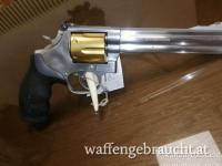 VERKAUFT! Smith & Wesson 686-4 im Kaliber .357 Magnum mit 6 Zoll Lauflänge und titannitrierter Trommel