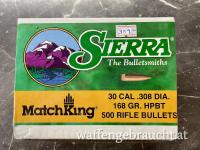 Sierra Match King HPBT Geschosse im Kaliber .30/.308dia mit 168gr