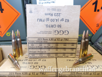 Einsatzmuni .223 Rem GGG 62gr FMJ  1000 Stk.