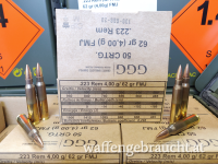 AUSVERKAUFT .223 Rem GGG 62gr FMJ in der M2A1 Box 1000 Stk.