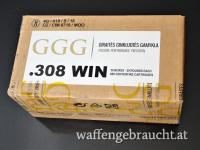 Aktion ! .308 Win GGG 147gr FMJ 600er Karton 0,83 per Schuss - nur mehr für kurze Zeit zum Aktionspreis !! 