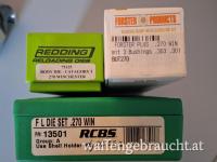 Matritzen - Geschosse Kal. .284 .338 .366 .375   Hülsen: .270 Win / 7mm  Rem.Mag / 300 Win.Mag.