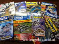 Visier, Caliber, DWJ, Visier Spezial etc. 25 Stück Waffenzeitschriften 