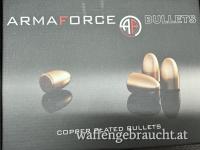 Arma Force Geschosse Copper Plated AF Bullets TMJ 9mm 123gr RN .356 / 5.000 stk. Karton geschlossene Geschosse zu Wiederladen