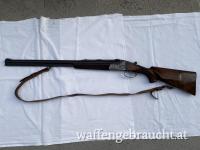 „historisches“ Kipplauf Gewehr Kal. 6,5x70R  / 16/70 mit stilvoller Gravur Bock Büchsflinte