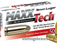 Aktion! MaxxTech Standard 9mm Luger (9x19) FMJ 124 grs