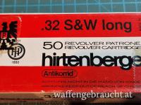 32 S&W long Revolver Patronen Hirtenberger 9 Pak. a.50St (450ST)