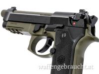 Beretta M9A3 9mm, in schwarz/grün - Sammlerstück!