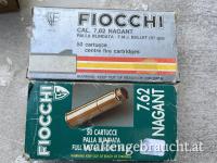 65 Stk. Fiocchi 7,62 Nagant. & Hülsen