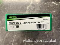 RCBS 87585 Universal Zündhütchen-Ausstossmatrize Decap Die .27-.45 Cal-Heavy Duty