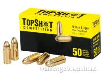 Aktion! TOPSHOT Competition 9 mm Luger Vollmantel 8,0 g/124 grs.