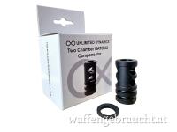 UNLIMITED DYNAMICS Two Chamber NATO A2 Compensator .223 Rem. 1/2 28 UNEF *LAGERND*
