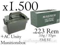 1500x .223 Rem + AC Unity Munitionsbox