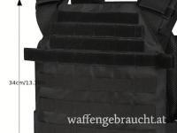 Plattenträgerweste mit schusssicheren Platten NIJ IIIA oder NIJ IV