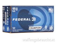 Federal 22lr CHAMPION SOLID 40 Grain Standard Velocity 500 Stk.