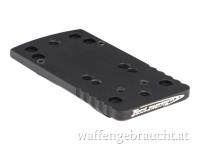 Kimme / Dovetail Optik Adapterplatte, Glock
