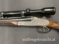 Doppelbüchse , Ferlach G.Juch , Kal 9,3x 74R, H&H Seitenschlösser 