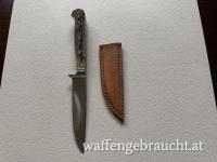 Jagdmesser (Knicker) mit Hirschhorngriff