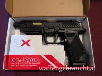 Umarex SA10 CO2 Luftpistole Kal. 4,5mm Diabolo/BB schwarz