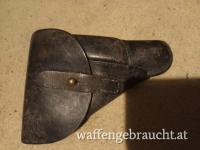 Pistolentasche 7,65mm, für PP, PPK usw 2.WK Sehr guter Zustand. Leder weich. 