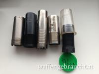 Verschiedene Choke Blaser, Beretta,Browning, Zoli,Khan Arms Puffer Patronen 16, 20 Neu
