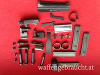 Teile P08, K98, FN HP, Steyr M 95, Kompensator, Diverse Kleinteile 