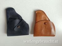 6,35 Holster Leder Hellbraun,  Schulterholster, CZ Vzor 70 Beamten Holster